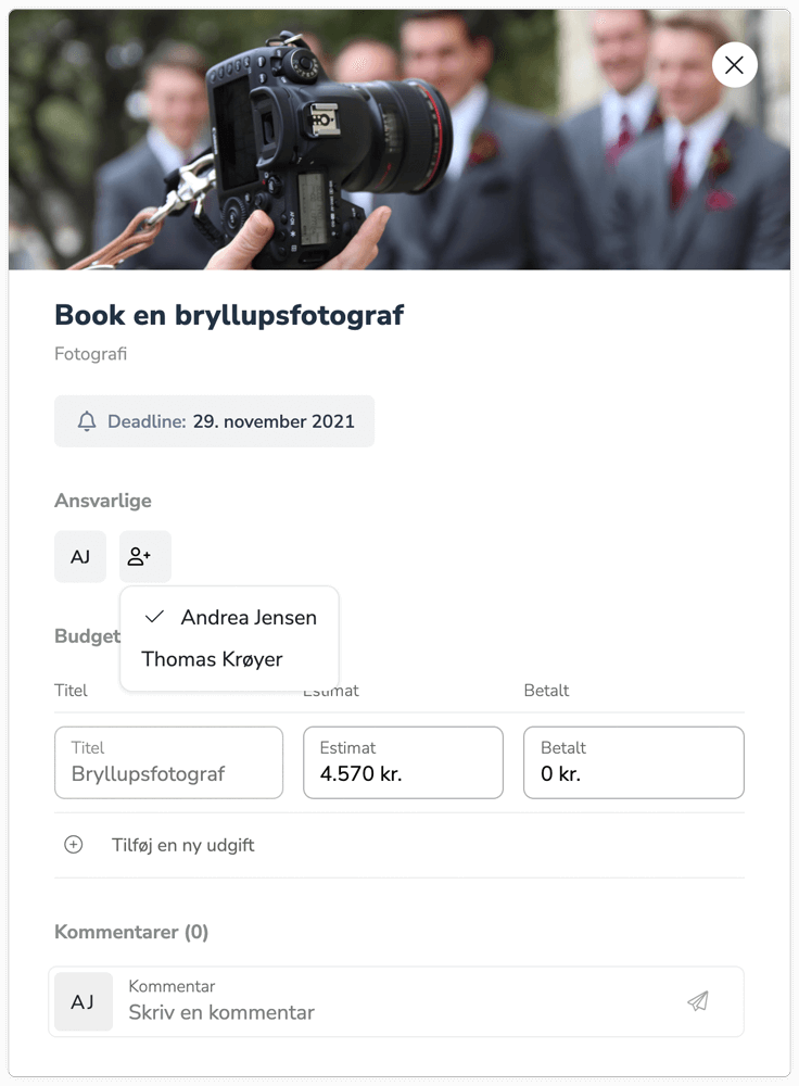 Invitez d'autres personnes à la liste de contrôle